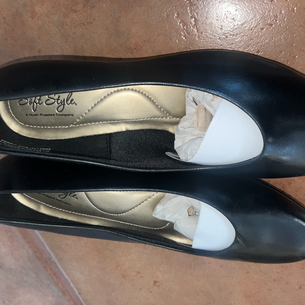 Black Hush Puppies Low Pump Brand New